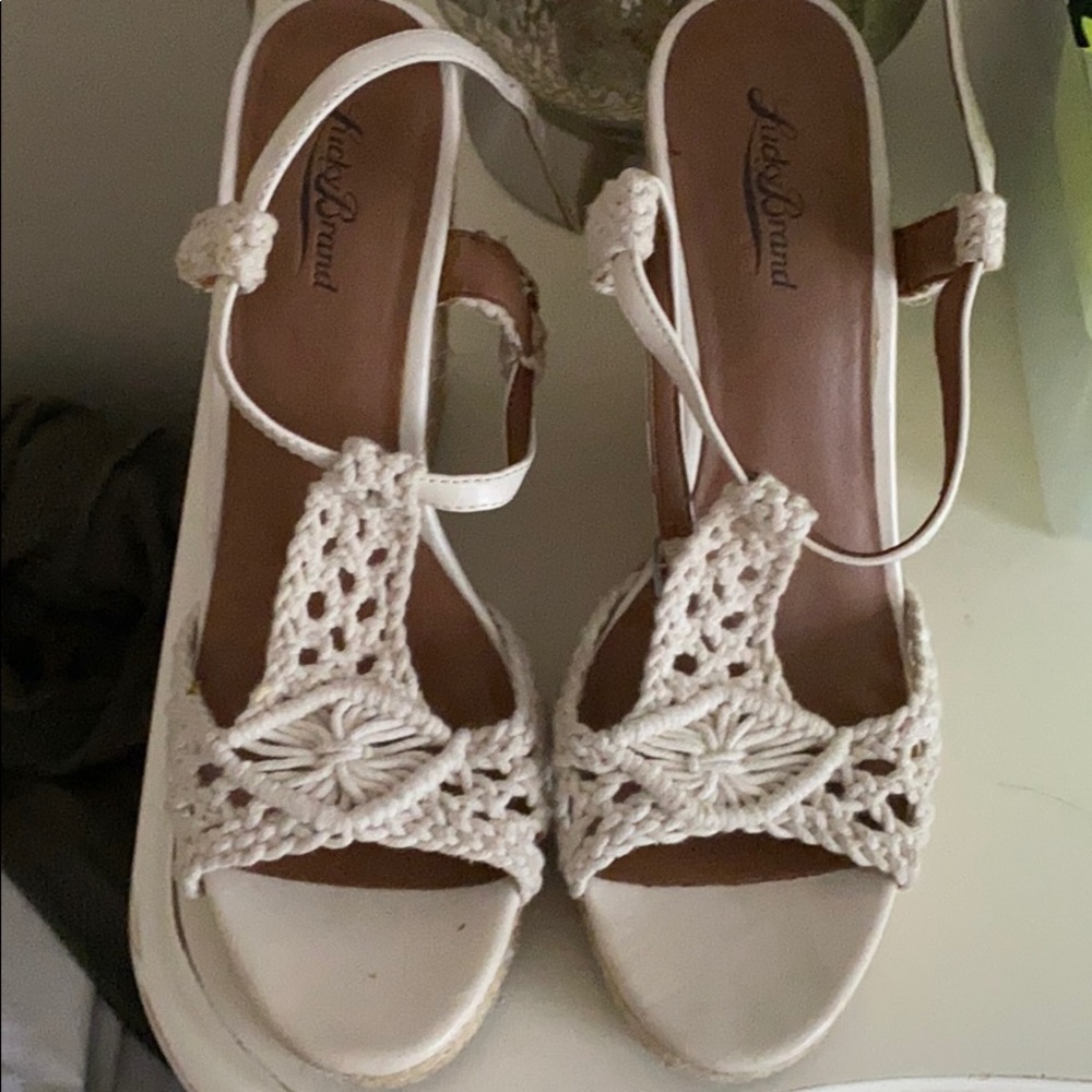 Lucky Brand summer wedges